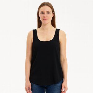 J Crew Mercantile XS Solid Black Tank Top Sleeveless Blouse